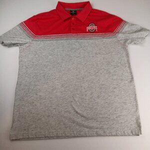Colosseum Polo Shirt Men's XL Multicolor Ohio State Short Sleeve Collared